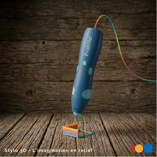 Kit de démarrage Stylo 3D  "Génération Éveil" – L’imagination en relief, la sécurité en plus