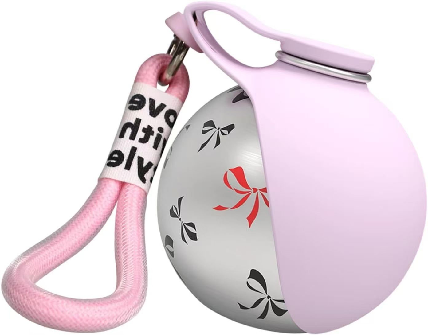 Gourde Sphère Nomade 2-en-1 - Pour chien et chat - En Acier Inoxydable 304 Silicone Alimentaire - 285 mL